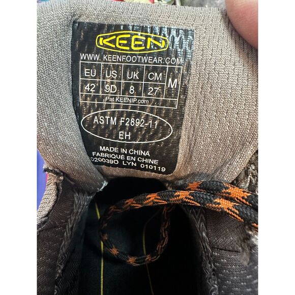 Keen Men's Flint II Boot (Soft Toe) Cascade Brown/Burnt Ochre US9D EUC - Picture 5 of 5